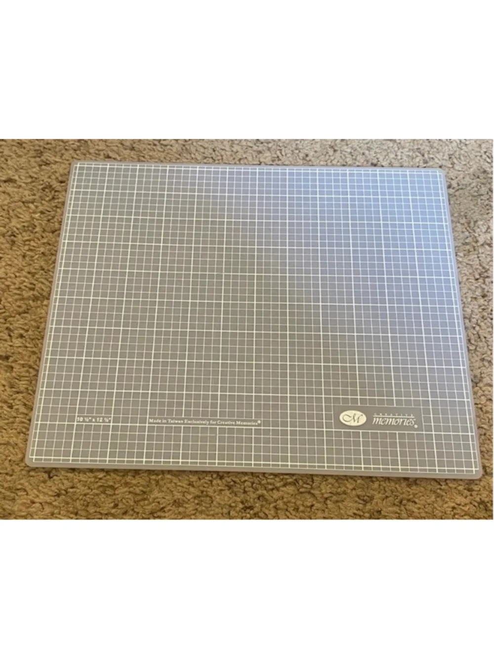 Creative Memories Arts & Crafts Cutting Mat One Size Grey White